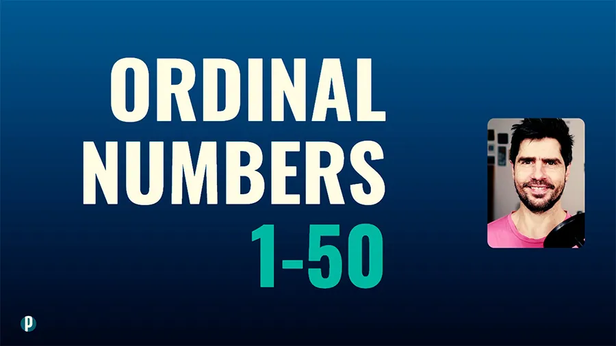 Lesson #25 Ordinal Numbers - Portuguesepedia